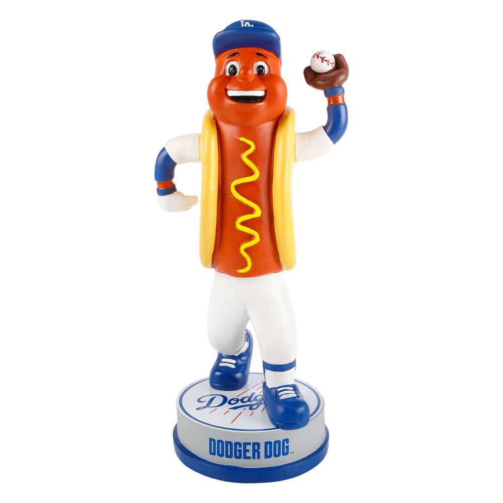 MLB Dodgers 12" Mascot Figurine Hand Painted Dodger Dog LA Baseball LAST ONE!!!